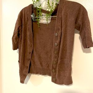 Cute teacher sweater. Half sleeved